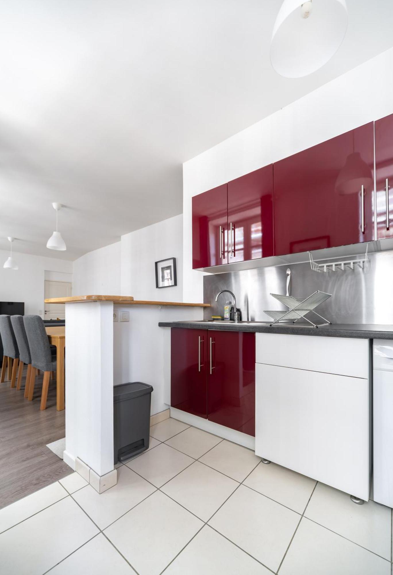 Le Brit - Grand Appartement Design, 3 Chambres, Centre Ville Виши Экстерьер фото